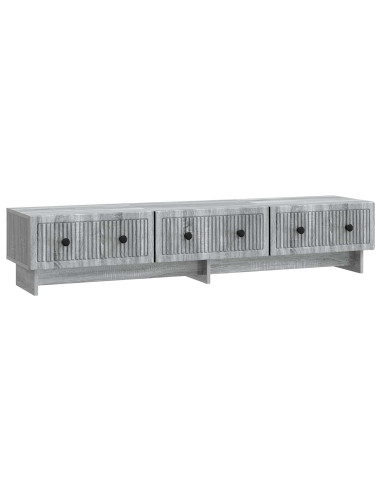 Mobile TV Grigio Sonoma 147 x 34,5 x 30 cm Legno ingegnerizzato