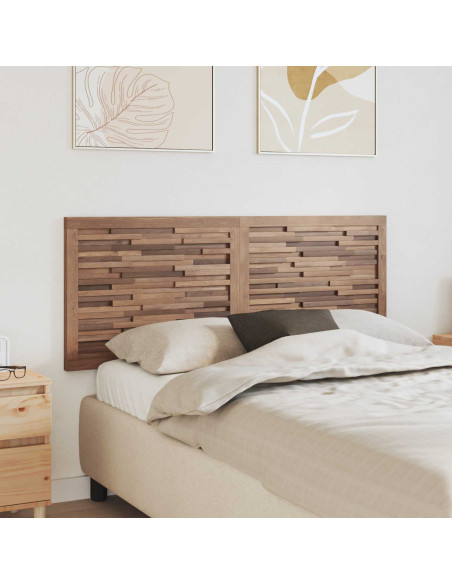 Testiera Naturale 140 cm Legno di teak solido