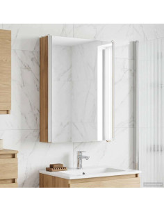 Mobiletto per specchio da bagno Rovere Artigianale