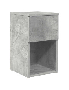 Armadietto per letto Grigio Cemento 29 x 31,5 x 49 cm