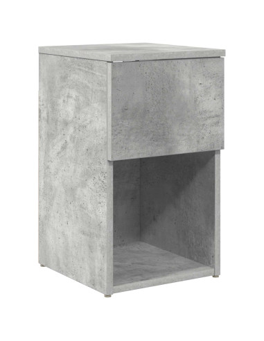 Armadietto per letto Grigio Cemento 29 x 31,5 x 49 cm