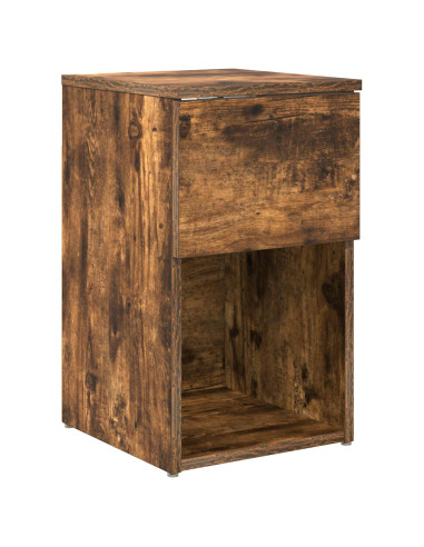 Armadietto per letto Rovere Fumo 29 x 31,5 x 49 cm