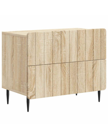 Armadio da Notte con cassetto Rovere Sonoma 62 x 34,5 x 49,5 cm