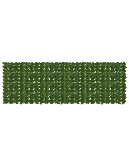 Schermo per balcone con foglie Verde 300 x 100 cm
