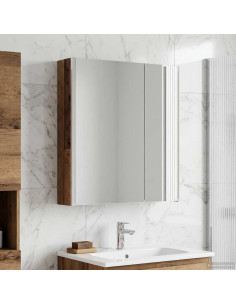 Mobiletto per specchio da bagno Legno vecchio