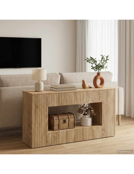 Tavolo consolle Rigato Rovere Sonoma 101 x 29 x 74 cm