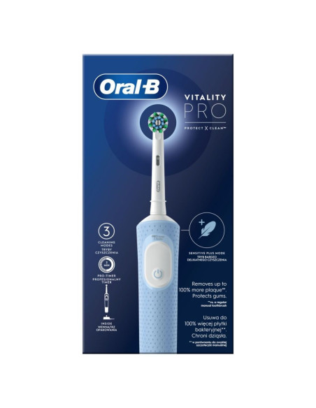 SPAZZOLINO ELETTRICO BRAUN ORAL-B VITALITY PRO 446392 BLU