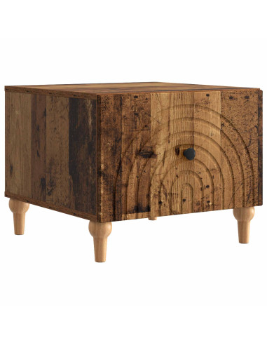 Tavolino da salotto con cassetto Legno antico 49 x 50 x 40 cm
