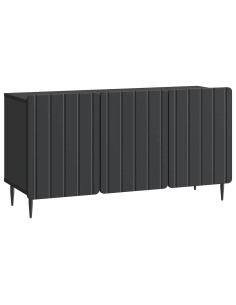 Mobile TV Nero 99 x 34,5 x 52 cm Legno ingegnerizzato