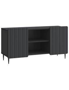 Mobile TV Nero 102 x 34,5 x 52 cm Legno ingegnerizzato