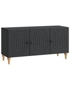 Mobile TV Nero 99 x 34,5 x 50 cm Legno ingegnerizzato