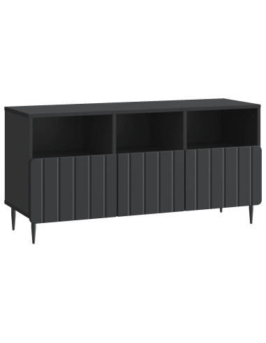 Mobile TV Nero 102 x 34,5 x 50 cm Legno ingegnerizzato