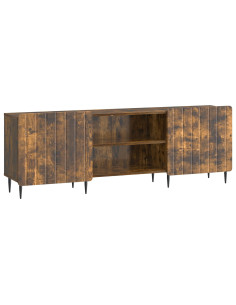 Mobile TV Rovere Fumo 150 x 31 x 52 cm Legno ingegnerizzato