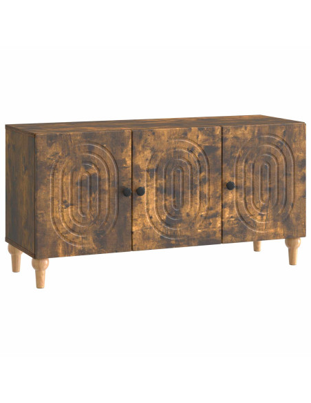 Mobile TV Rovere Fumo 99 x 34,5 x 50 cm Legno ingegnerizzato