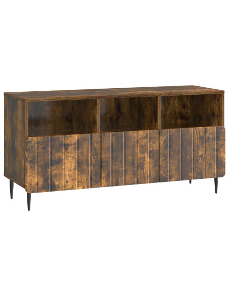 Mobile TV Rovere Fumo 102 x 34,5 x 50 cm Legno ingegnerizzato