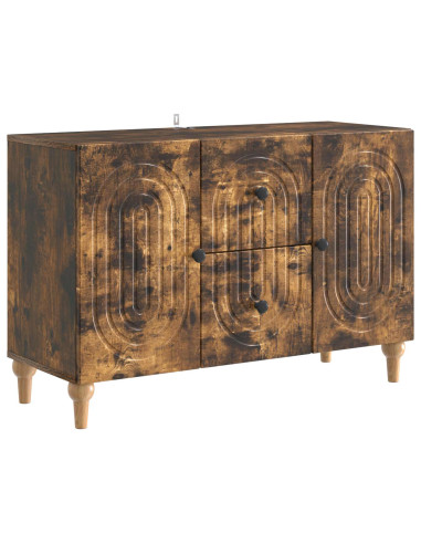 Mobile TV Rovere Fumo 89 x 34,5 x 60 cm Legno ingegnerizzato