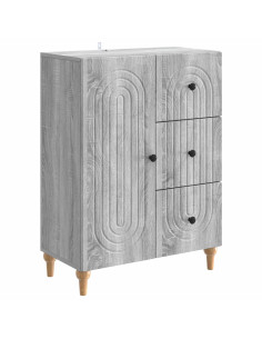 Credenza Grigio Sonoma 66 x 34,5 x 90 cm Legno ingegnerizzato