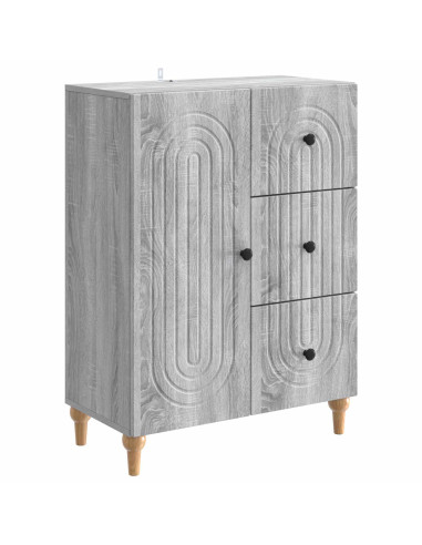 Credenza Grigio Sonoma 66 x 34,5 x 90 cm Legno ingegnerizzato