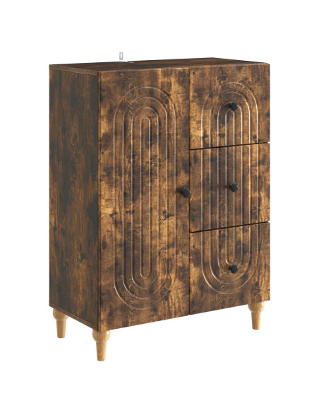 Credenza Rovere Fumo 66 x 34,5 x 90 cm Legno ingegnerizzato