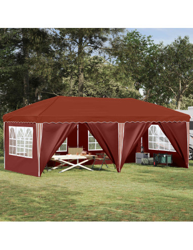 Tenda per feste a pop-up 575 x 288 x 245 cm Terracotta