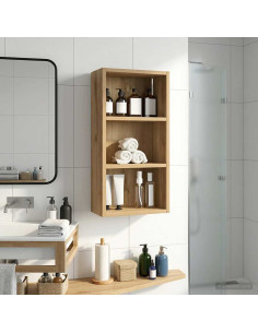 Armadio da bagno a muro Rovere Artigianale 30 x 16 x 62,5 cm