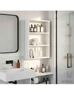 Armadio da bagno a muro Bianco 40 x 10 x 60,5 cm