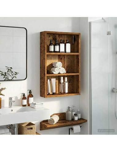 Armadio da bagno a muro Legno vecchio 40 x 10 x 60,5 cm