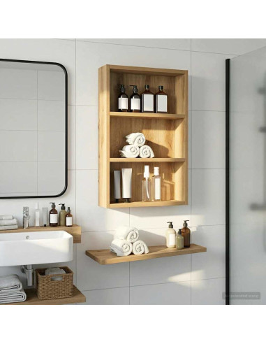 Armadio da bagno a muro Rovere Artigianale 40 x 10 x 60,5 cm