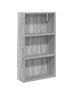 Armadio da bagno a muro Sonoma grigia 40 x 14 x 70 cm