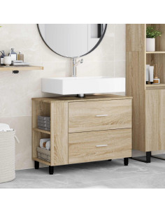 Mobile sotto lavello con cassetto rovere sonoma 80 x 35 x 60 cm