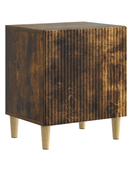Armadio da Notte Rovere Fumo 43 x 34,5 x 50 cm