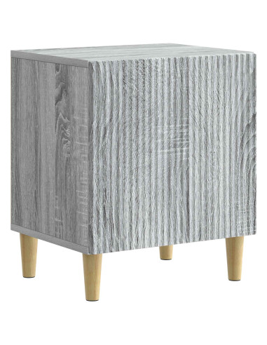 Armadio da Notte Grigio Sonoma 43 x 34,5 x 50 cm