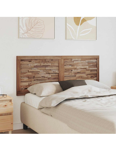 Testiera Naturale 140 cm Legno di teak solido