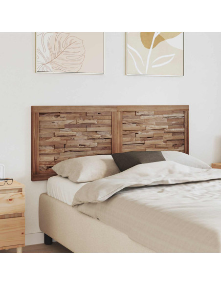 Testiera Naturale 140 cm Legno di teak solido