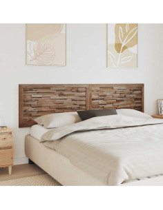 Testiera Naturale 200 cm Legno di teak solido