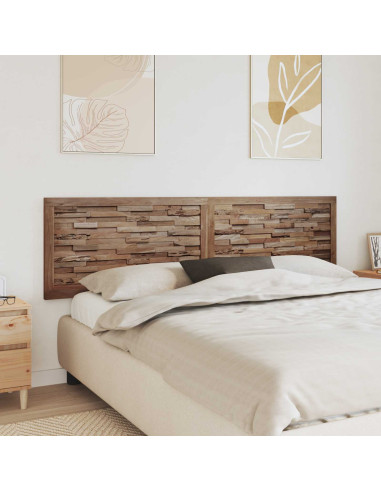 Testiera Naturale 200 cm Legno di teak solido