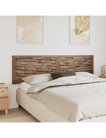 Testiera Naturale 200 cm Legno di teak solido