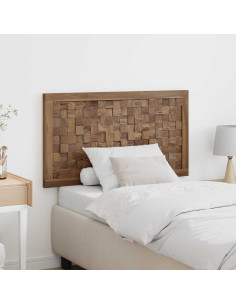 Testiera Naturale 100 cm Legno di teak solido