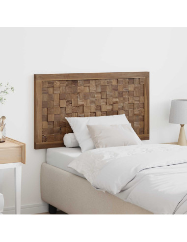 Testiera Naturale 100 cm Legno di teak solido