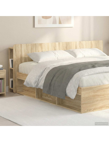 Testata del letto Rovere Sonoma Legno ingegnerizzato