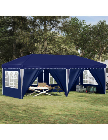 Tenda per feste a pop-up 575 x 288 x 245 cm Blu