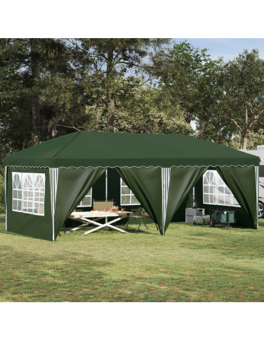 Tenda per feste a pop-up 575 x 288 x 245 cm Verde
