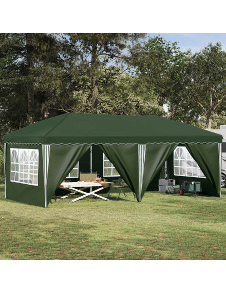 Tenda per feste a pop-up 575 x 288 x 245 cm Verde