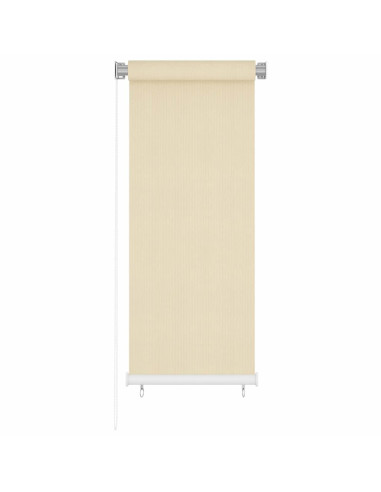 Tenda a Rullo per Esterni Crema 60x140 cm in HDPE