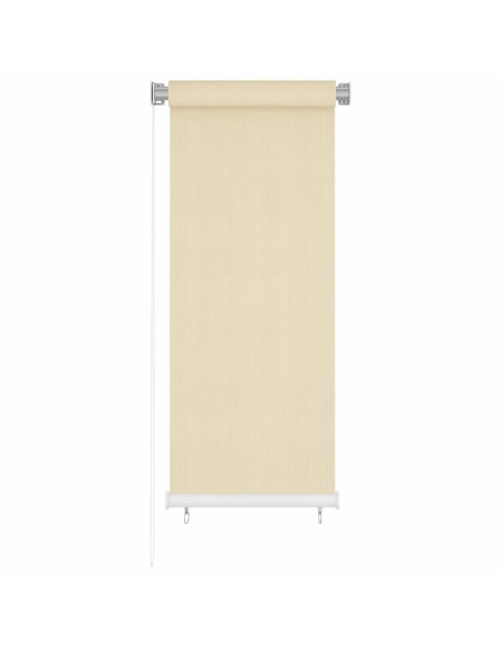 Tenda a Rullo per Esterni Crema 60x140 cm in HDPE