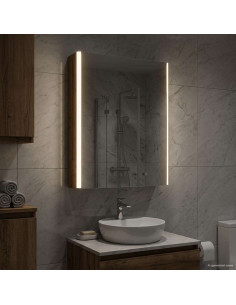 Mobiletto per specchio da bagno Legno vecchio