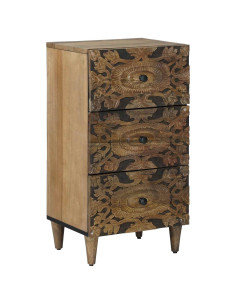 Credenza Marrone 40 x 33,5 x 75 cm Legno di mango massello