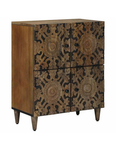 Credenza Marrone 60 x 33,5 x 75 cm Legno di mango massello
