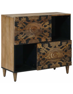 Credenza Marrone 80 x 33,5 x 75 cm Legno di mango massello