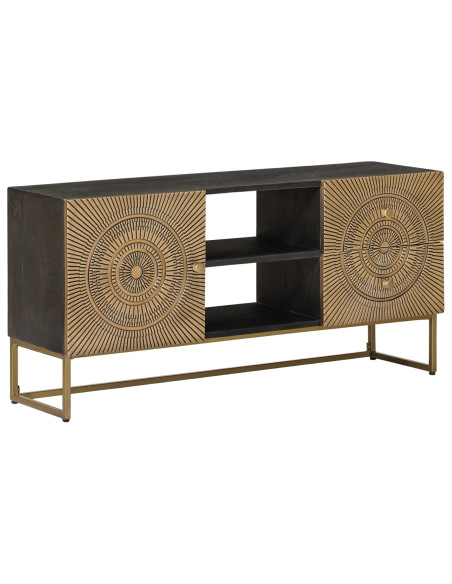 Mobile TV con cassetto con lo scaffale Ottone 105 x 30 x 50 cm